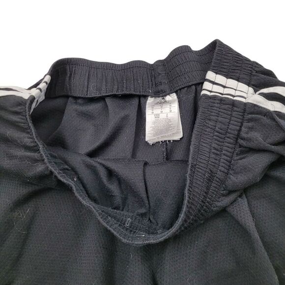2/$20 Adidas Black & Grey Track Shorts Pants Size: M - Picture 4 of 8
